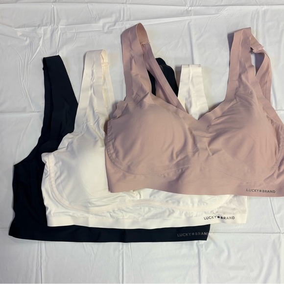 Lucky Brand Other - Lucky Brand Women's Bra Set - Black, White, Pink
